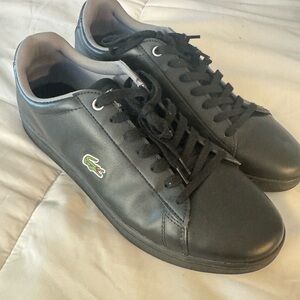 Lacoste Men's Black Sneakers Size 11.5